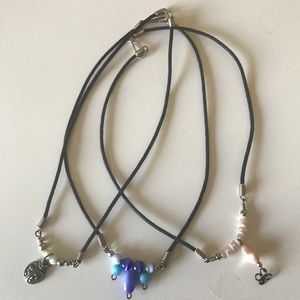 Set of three necklaces brandnew Free Shipping